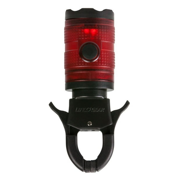 Life Gear Small Clamp Flashlight Bat Tilts /& Swivels for Directional Lighting